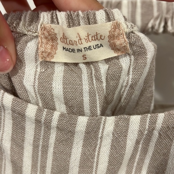 Altered state farms, open back stripped mini dress size small - Picture 3 of 8